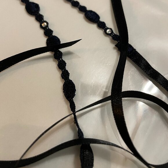 AUBADE Amour Precieux Triangle Underwire Bra in Cosmic Blue Size 40C NWT - Picture 12 of 14